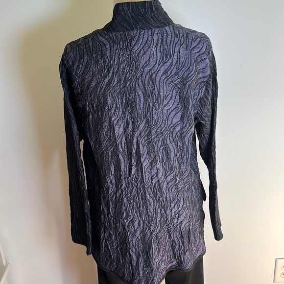 Harubella Handmade Artisan  Button Front‎ Women's Lightweight Blazer Small - Picture 7 of 14